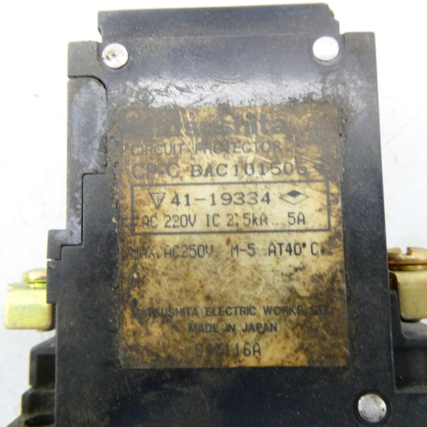 MATSUSHITA BAC101505 220VAC 5A UNMP
