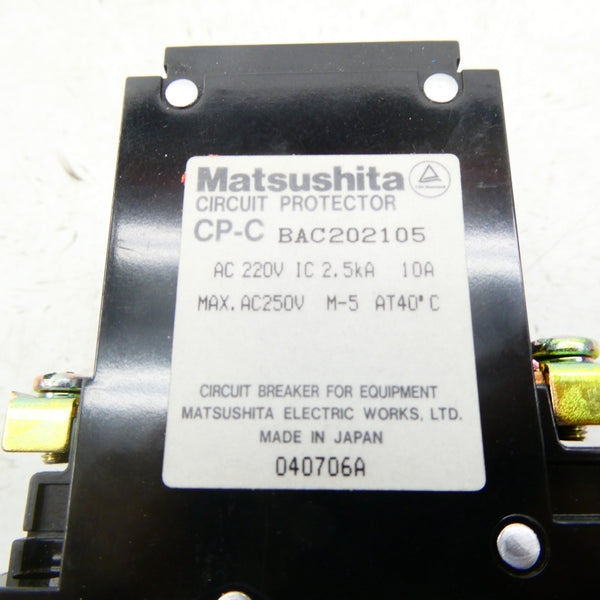 MATSUSHITA BAC202105 220VAC 10A NSMP
