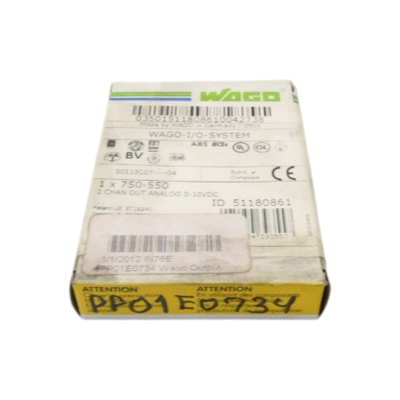 WAGO 750-550 0-10VDC NSFS