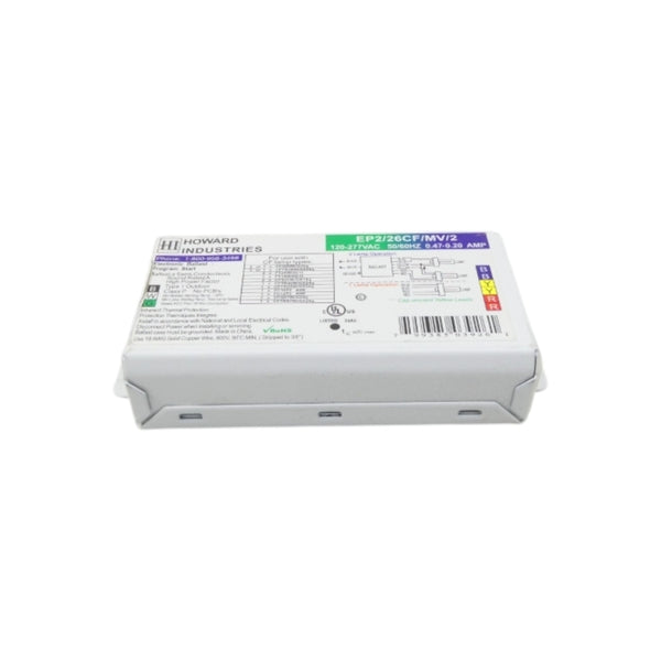 HOWARD INDUSTRIES EP2/26CF/MV/2 120-277VAC 0.47-0.20A NSNP