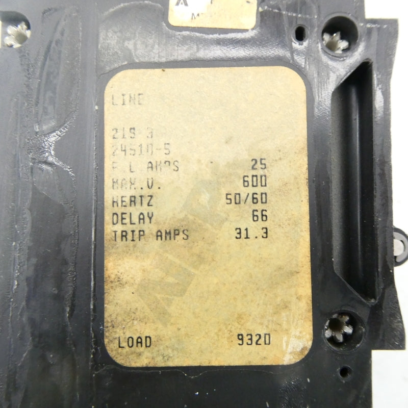 AIRPAX 219-3-24510-5 600V 25A NSNP