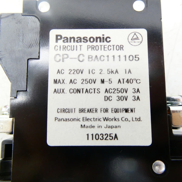 PANASONIC BAC111105 250VAC 1A NSMP