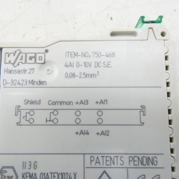 WAGO 750-468 0-10VDC NSNP