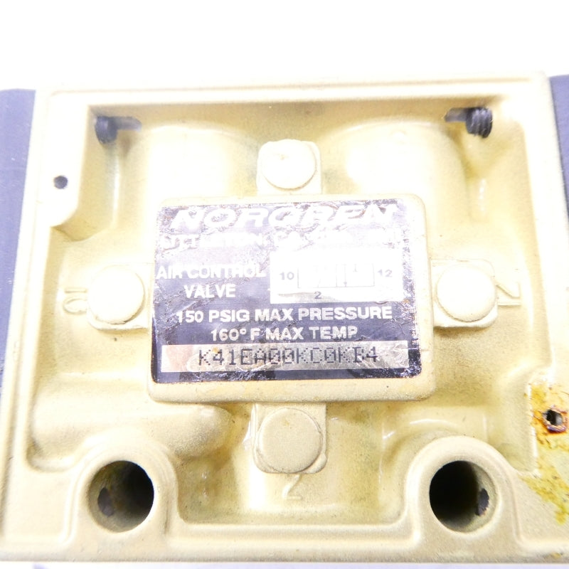 NORGREN K41EA00KC0KB4 150PSI NSNP
