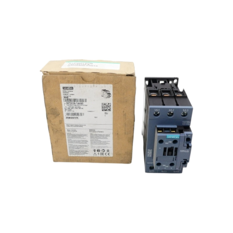 SIEMENS 3RT2038-1AK60 110/120V NSMP