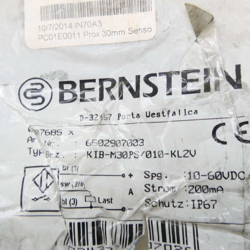 BERNSTEIN 6502907003 KIB-M30PS/010-KL2V 10-60VDC NSMP
