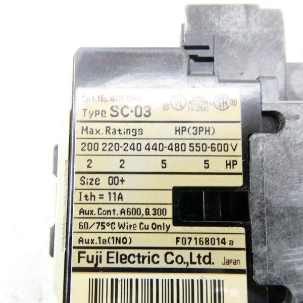 FUJI ELECTRIC SW-03 200-220V 0.95-1.45A NSMP