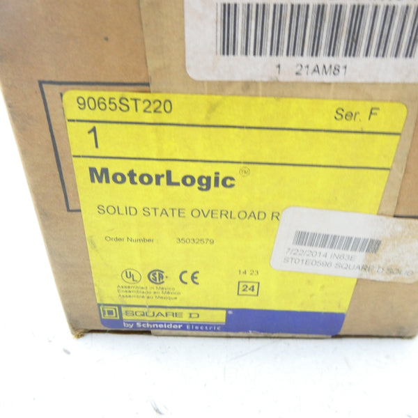 SQUARE D 9065ST220 SER. F NSFS