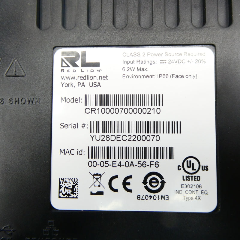 RED LION COTNROLS CR10000700000210 24VDC NSMP