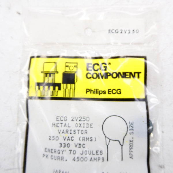 ECG COMPONENT ECG2V250 250VAC NSMP