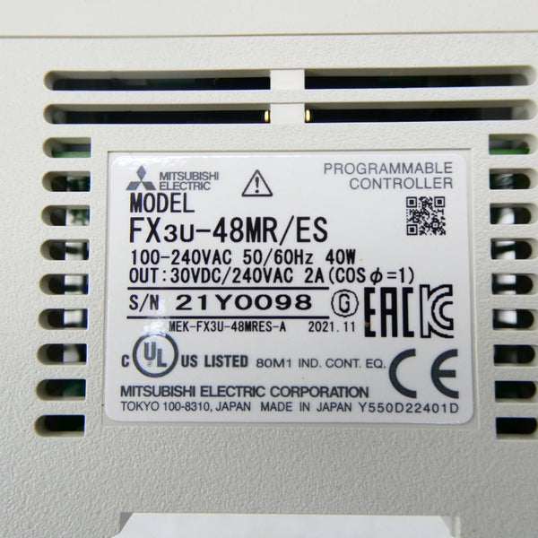 MITSUBISHI FX3U-48MR/ES 100-240VAC NSMP