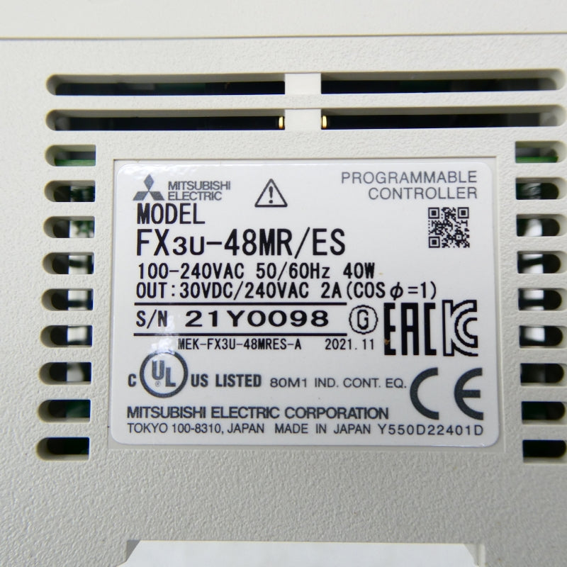 MITSUBISHI FX3U-48MR/ES 100-240VAC NSMP
