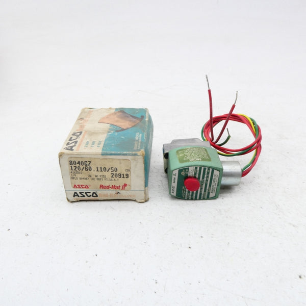 ASCO 8040G7 110/120V 15PSI 1/4" NSMP