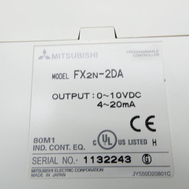 MITSUBISHI FX2N-2DA 10VDC NSMP