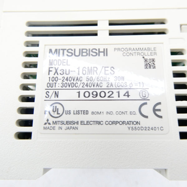 MITSUBISHI FX3U-16MR/ES 100-240VAC NSMP