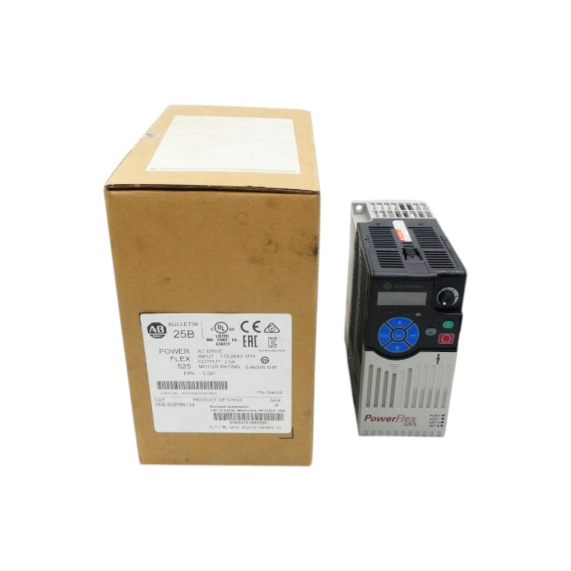 ALLEN BRADLEY 25B-B2P5N104 SER. A F/W 5.001 170-264V 1.4-2.7A NSMP