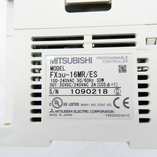 MITSUBISHI FX3U-16MR/ES 100-240VAC NSMP