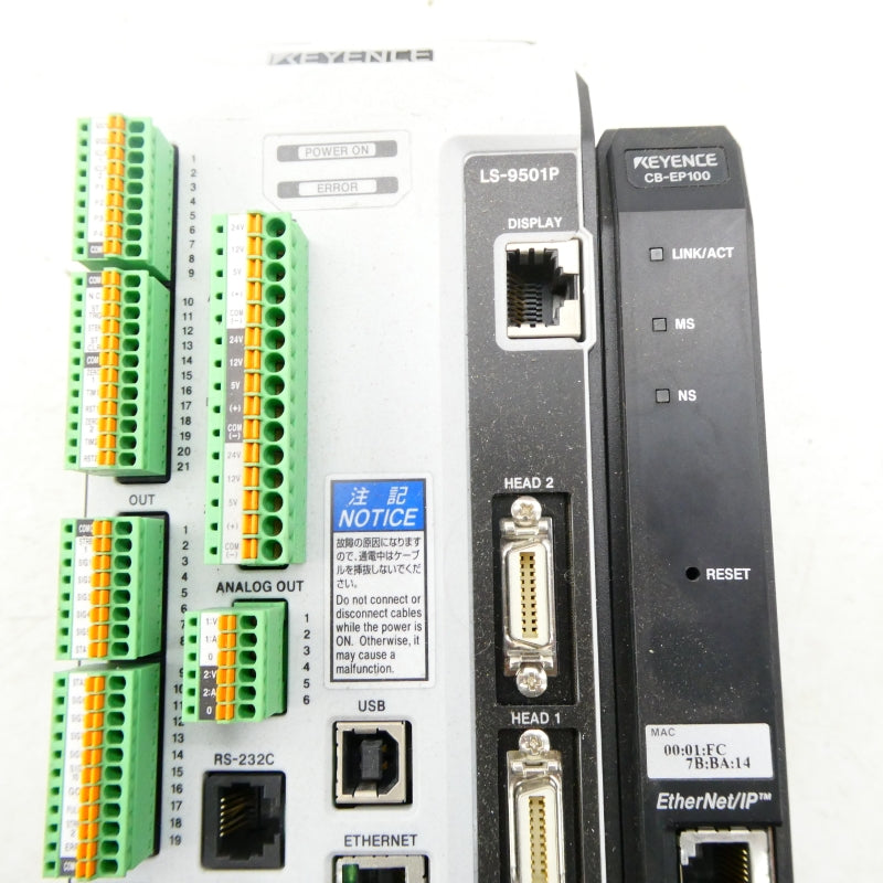 KEYENCE LS-9501P W/ CP-EP100 UNMP