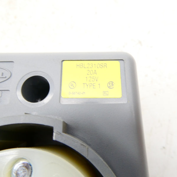 HUBBELL HBL2310SR 125V 20A NSMP