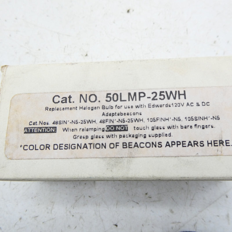 EDWARDS 50LMP-25WH 120VAC/DC NSMP