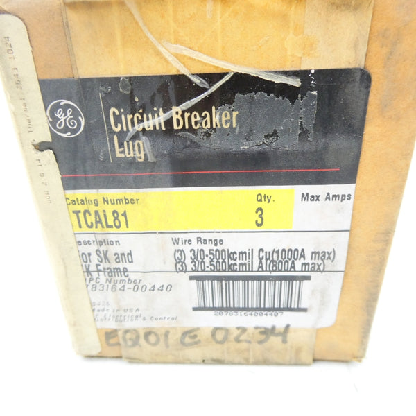GENERAL ELECTRIC TCAL81 (PKG OF 3) NSMP