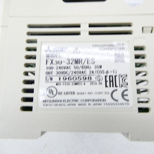 MITSUBISHI FX3U-32MR/ES 100-240VAC NSMP