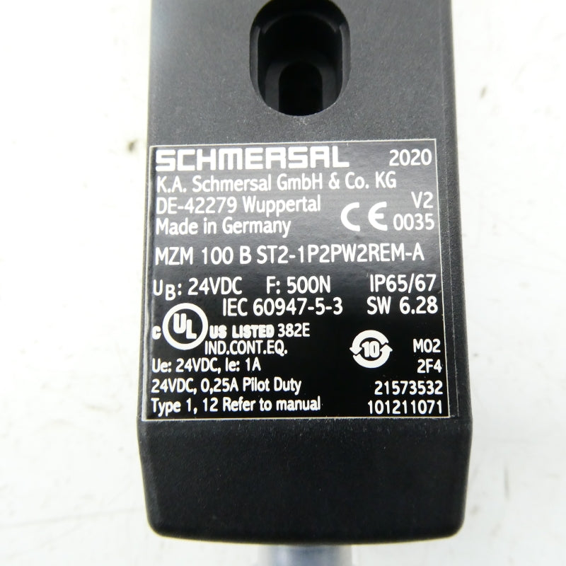 SCHMERSAL MZM100BST2-1P2PW2REM-A 24VDC NSMP