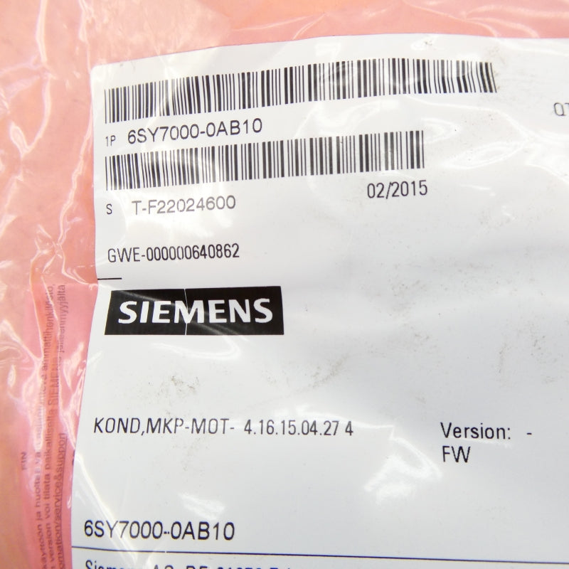 SIEMENS 6SY7000-0AB10 NSMP