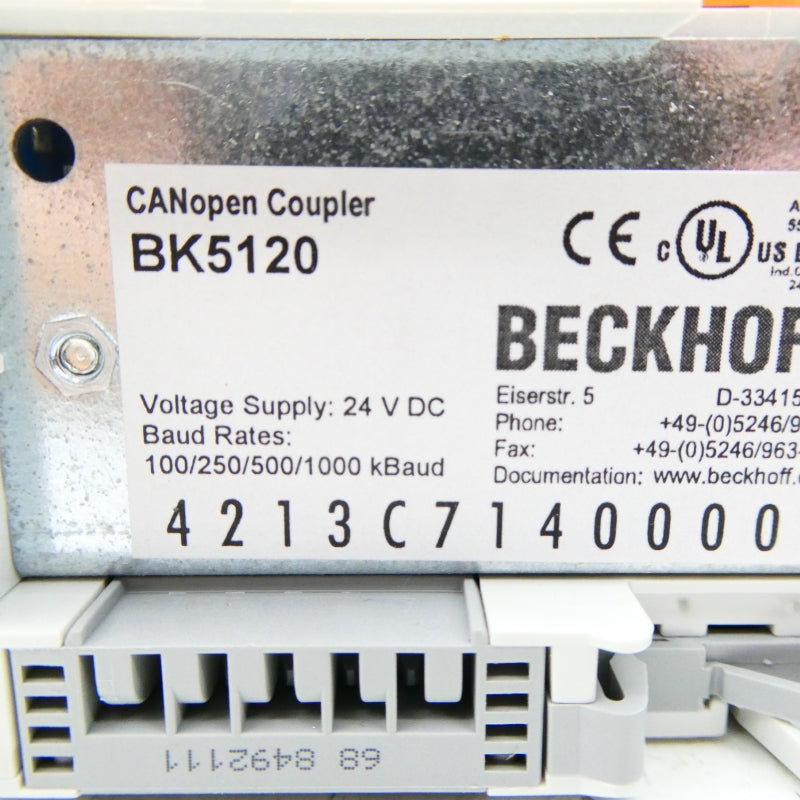 BECKHOFF BK5120 24VDC NSNP