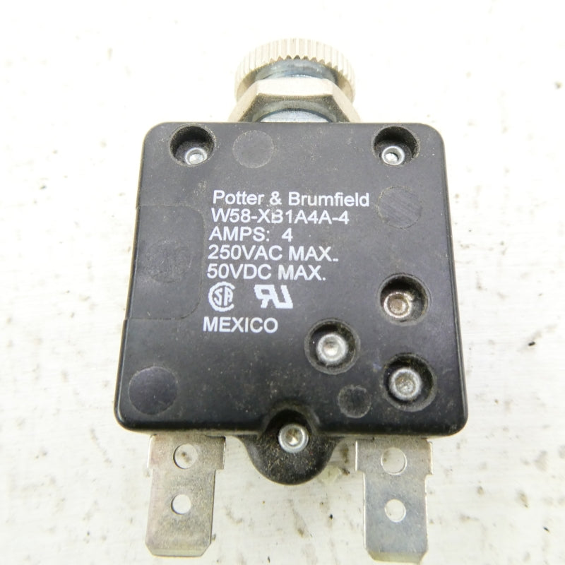 POTTER & BRUMFIELD W58-XB1A4A-4 250VAC 4A NSNP