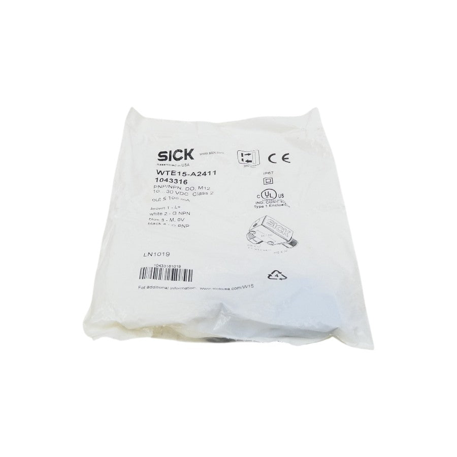 SICK WTE15-A2411 1043316 10-30VDC NSMP