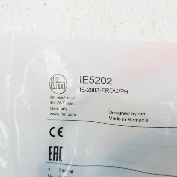IFM EFECTOR IE5202 IE-2002-FROG/PH 5-36VDC NSMP