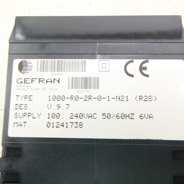 GEFRAN 1000-R0-2R-0-1-N21 100-240VAC NSNP