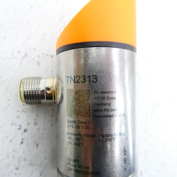 IFM EFECTOR TN2313 TN-050KLBN12-MFRKG/US/ 18-32VDC NSMP