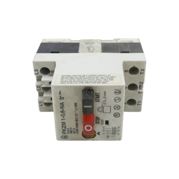 KLOCKNER MOELLER PKZM1-0.6-NA 660V 0.4-0.6A NSNP