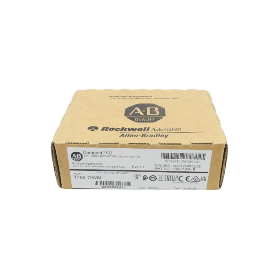 ALLEN BRADLEY 1769-OW8I SER. B F/W 3.1 DATE: 2022 NSFS
