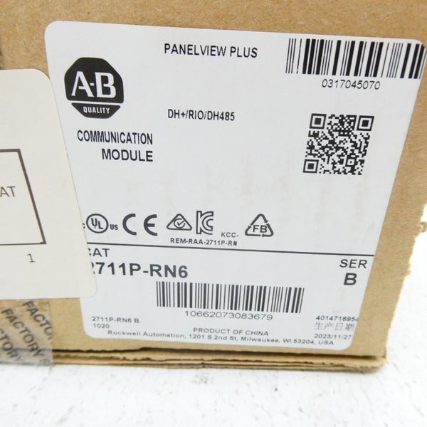 ALLEN BRADLEY 2711P-RN6 SER. B NSFS