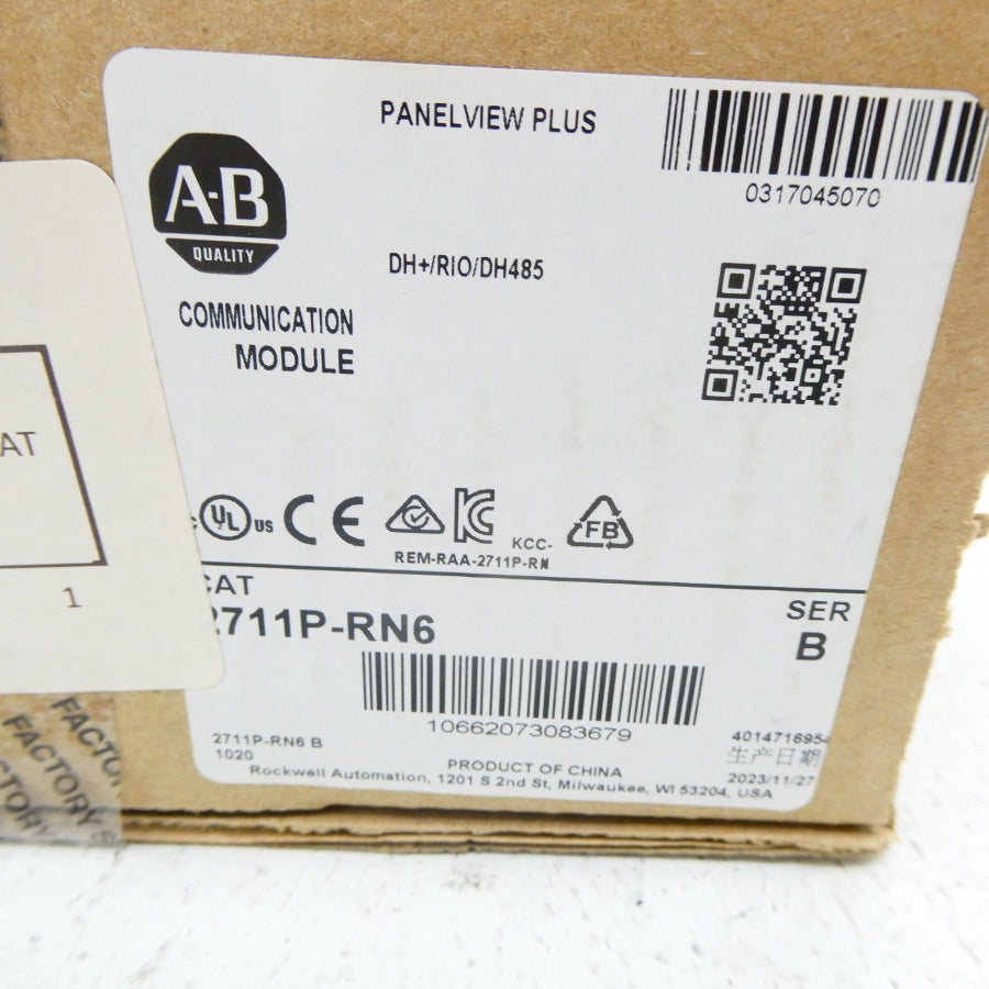 ALLEN BRADLEY 2711P-RN6 SER. B NSFS
