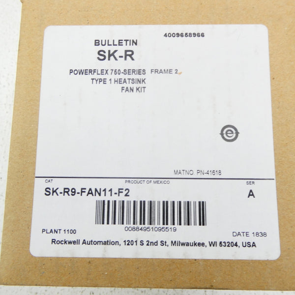 ROCKWELL AUTOMATION SK-R9-FAN11-F2 SER. A NSMP