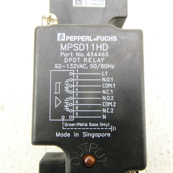 PEPPERL+FUCHS MPSD11HD 454465 92-132VAC NSNP