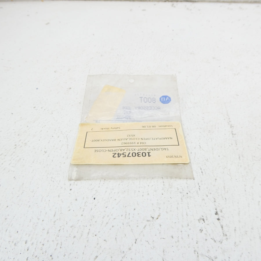 ALLEN BRADLEY 800T-X532 SER. A NSMP