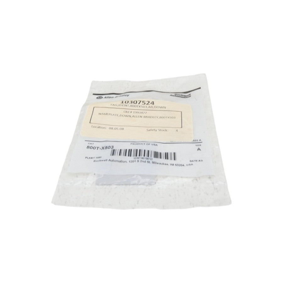 ALLEN BRADLEY 800T-X503 SER. A NSMP
