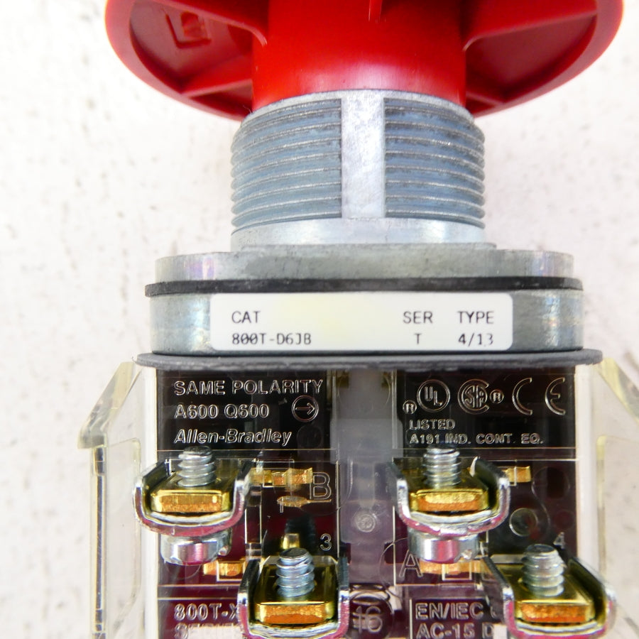 ALLEN BRADLEY 800T-D6JB SER. T (WH) NSMP