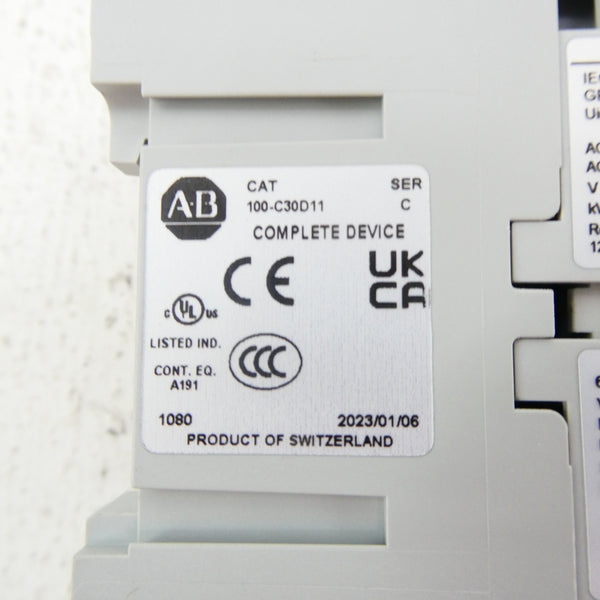 ALLEN BRADLEY 100-C30D11 SER. C 110/120V NSNP