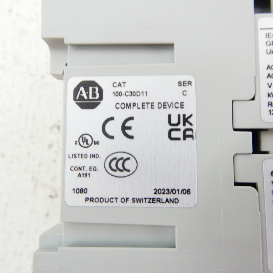 ALLEN BRADLEY 100-C30D11 SER. C 110/120V NSNP