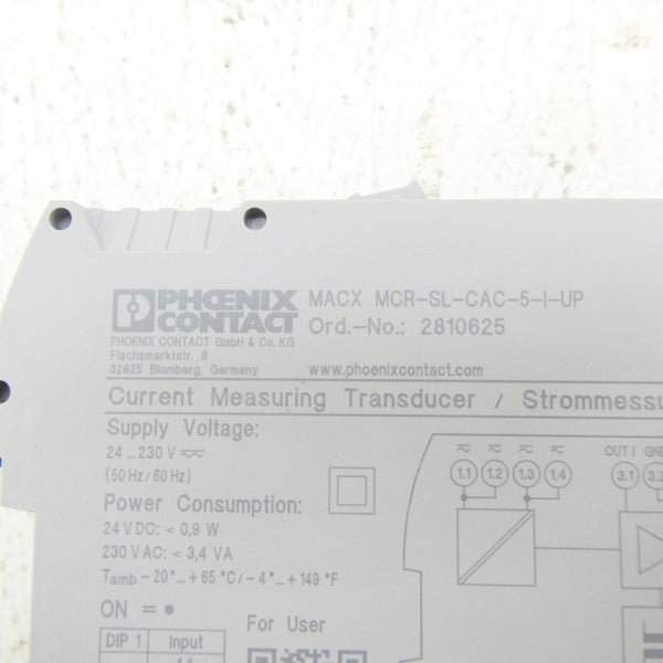 PHOENIX CONTACT MACXMCR-SL-CAC-5-I-UP 2810625 24-230V NSNP