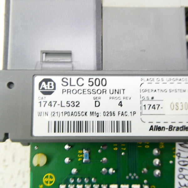 ALLEN BRADLEY 1747-L532 SER. D 24VDC REV. 4 (NO KEY) REMAN
