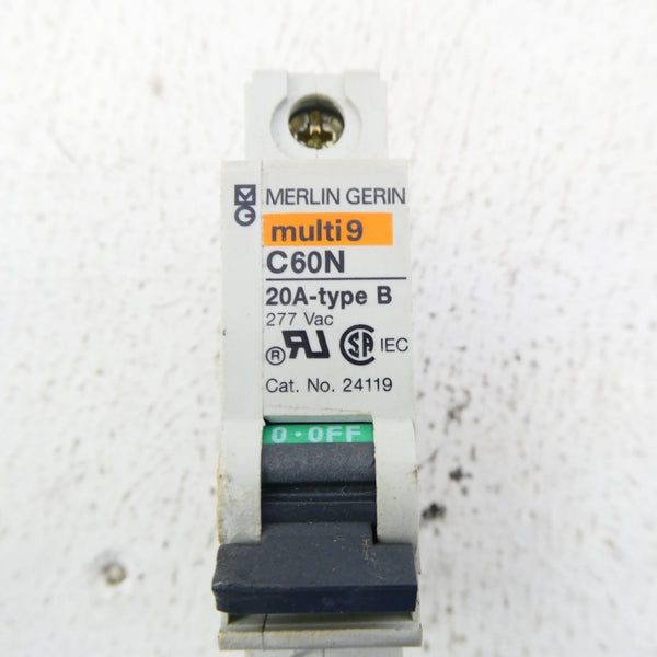 MERLIN GERIN 24119 277VAC 20A NSNP