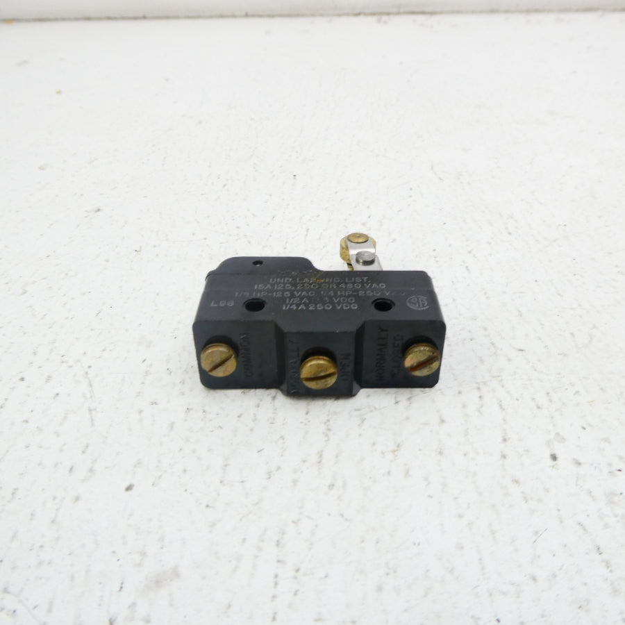 MICRO SWITCH BZ-2RW826T 480VAC 15A NSNP