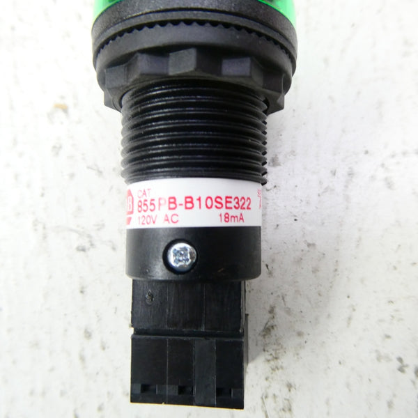 ALLEN BRADLEY 855PB-B10SE322 SER. A 120VAC (WH) NSMP